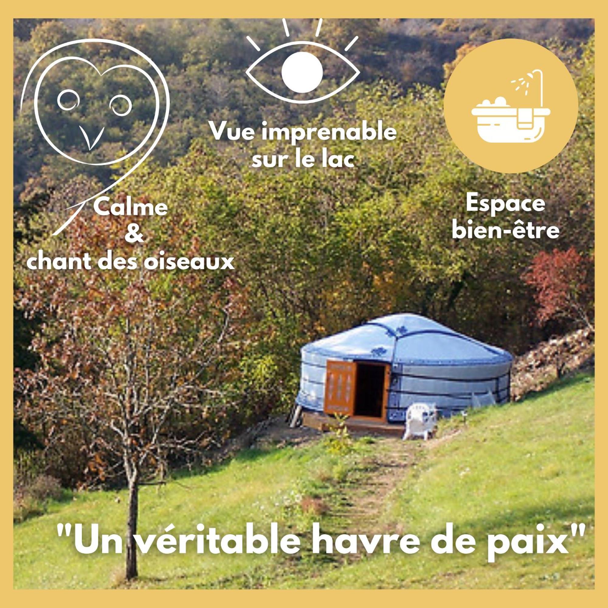 Les Yourtes O Fil 2 L'Eau Saint-Jean-Saint-Maurice-sur-Loire Exterior photo
